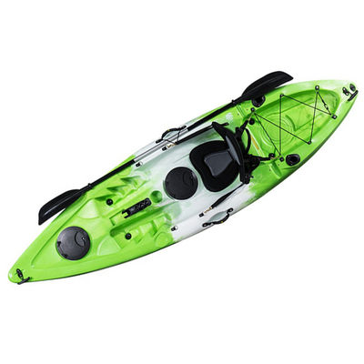 8 Degree Green One Seater Fishing Kayak With Pedals 2.95m*0.78m