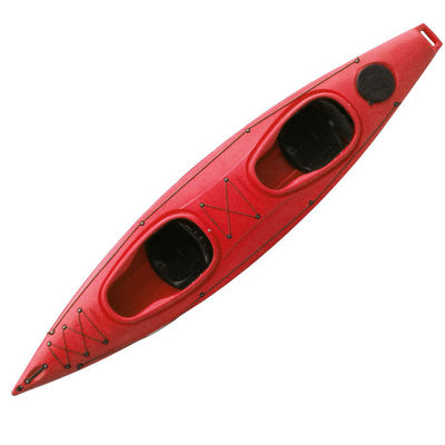 Tandem Sit In Kayak 2 Man Fishing Canoe With Paddle