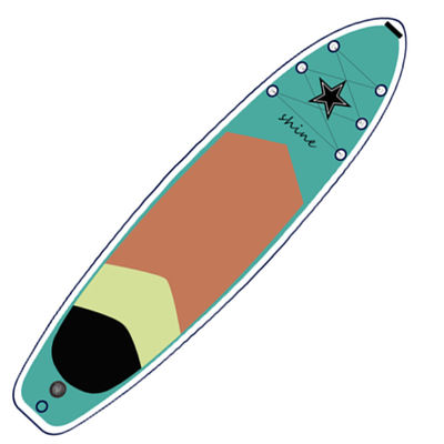 EVA Inflatable Sup Board Paddle ISUP With Sup Leash